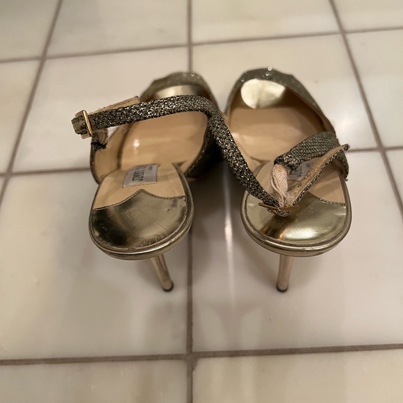 Jimmy choo Nova Peep-Toe Lamé Slingback - Picture 4 of 10